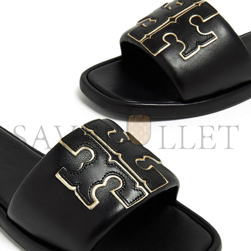 TORY BURCH DOUBLE T SPORT SLIDES 